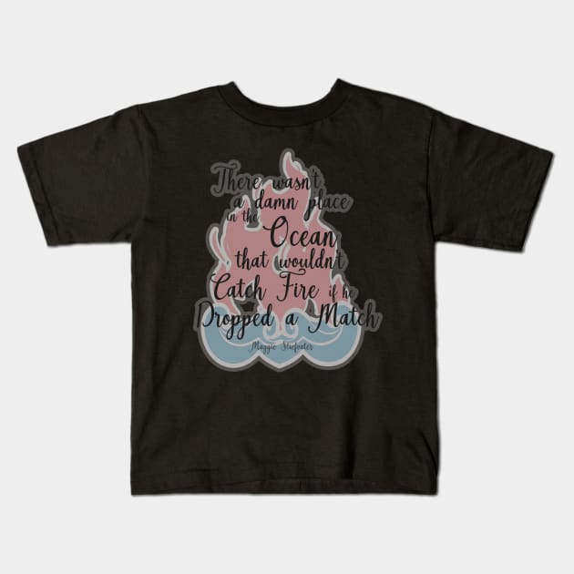 Copy of The Raven King Quote Kids T-Shirt by FamilyCurios